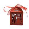 100pcs Couple Design Hollow Luxury Candy Boxes Sweets Gift Favour Case with Ribbon Wedding Decorations Supplies Red view 2