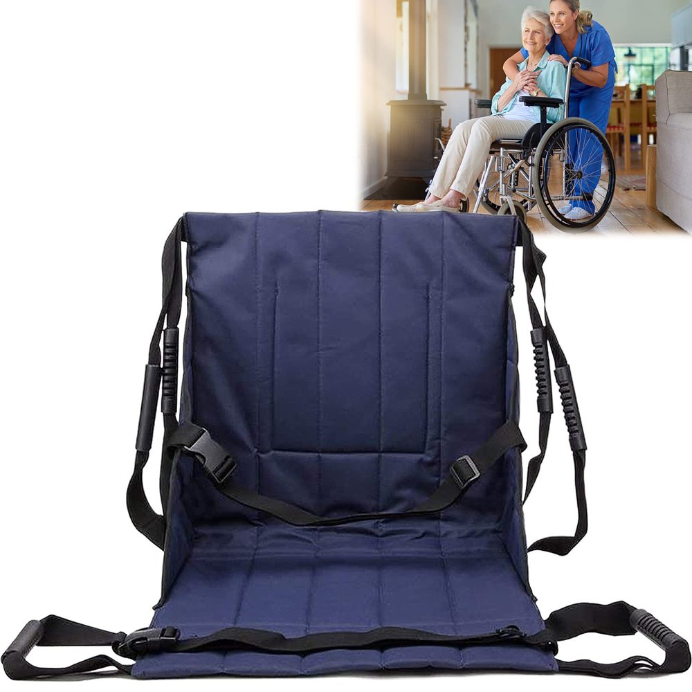 DBMGB Wheelchair Transfer Sling Belt, Patient Transfer Lift Sling Board Belt Waterproof Transfer Emergency Evacuation Chair for Seniors, Bedridden, Disabled and Obesity, Rugged and Durable