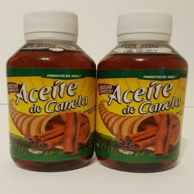 2X CINNAMON OIL Massage Aromatherapy ACEITE DE CANELA Para Masajes 120 mL ea