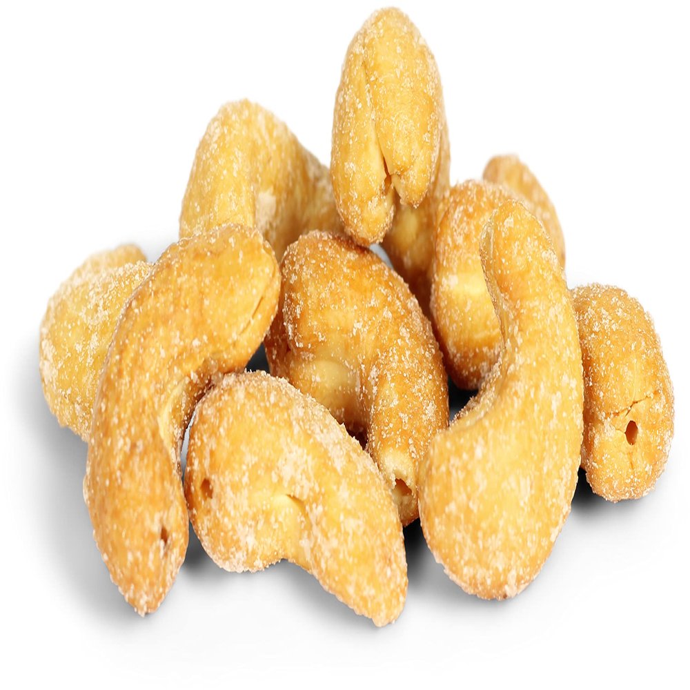 Honey Roasted Cashews by It's Delish, 1 lb (16 Oz Bag) | Gourmet Cashew Nuts in Honey Sugar Coating, Sweet & Salty Nut Snack - Non-Dairy, Kosher Parve