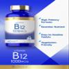 Carlyle Vitamin B12 1000 mcg | 400 Tablets | Vegetarian, Non-GMO, Gluten Free Supplement view 3