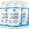 (3 Pack) Remind Solution for Memory Advanced Cognitive Brain Health Function Focus Max Concentration Recall Supplement (180 Capsules) view 1