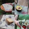 5 Pack Reusable Beeswax Organic Food Sandwich Wrapping Paper Covers Set 3S,1M,1L view 3