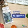 America Medic & Science Sperm Count Max (60 Capsules) | Male Fertility Supplement | Enhances Sperm Count and Reproductive Health | Prenatal Vitamins for Men | with Zinc, CoQ10, Vitamin C, B2, and B12 view 3