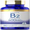 Carlyle Vitamin B-2 400mg | 180 Count | Non-GMO, Gluten Free Supplement | B2 Riboflavin view 1