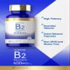 Carlyle Vitamin B-2 400mg | 180 Count | Non-GMO, Gluten Free Supplement | B2 Riboflavin view 4