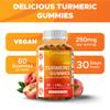 Vitamatic Turmeric Gummy with Ginger & Black Pepper Extract  60 Vegan Gummies Each | 2 Pack (120 Gummies) 95% Curcuminoids  Powerful Antioxidant & Inflammatory Support view 4