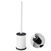 Toilet Bowl Brush Silicone Toilet Brush and HolderLong Handled Toilet Bowl Brush for Bathroom ToiletErgonomicElegantDurable Toilet Scrub Brush Remove Stains (Color : White) view 1