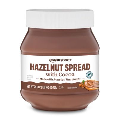 Amazon Grocery, Hazelnut Spread With Cocoa, 26.5 Oz (Previously Amazon Fresh, Packaging May Vary)