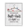 Stupell Industries Clothed with Strength Dignity Chic Motivational Laundry Phrase, Design by Kristen Brockmon view 1