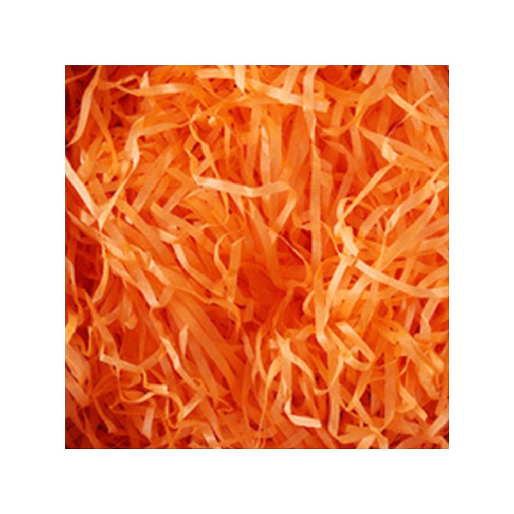 1 Bag Box Filling Material Attractive 50g Package Basket Filler Shredded Paper Useful Orange