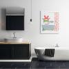 Stupell Industries Children's Farm Cow Bath Tub Bunny Slippers Bathroom, Design by Erica Billups view 2