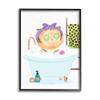 Stupell Industries Children's Tiger Bubble Bath Cute Safari Animal Bathroom, Design by Erica Billups view 1