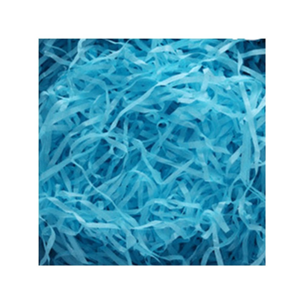 1 Bag Box Filling Material Attractive 50g Package Basket Filler Shredded Paper Useful Blue