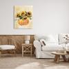 Stupell Industries Give Thanks Phrase Orange Pumpkin Sunflower Floral Burst, Design by Ziwei Li view 2
