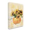 Stupell Industries Give Thanks Phrase Orange Pumpkin Sunflower Floral Burst, Design by Ziwei Li view 3