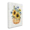 Stupell Industries Hello Autumn Phrase Blue Thistle Sunflower Pumpkin, Design by Ziwei Li view 3