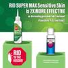 RID Super Max Sensitive Skin Lice Treatment, Kills Super Lice & Eggs, Safe for Sensitive Skin, Clinically Tested, Package Graphics May Vary view 2
