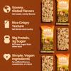 Afar Savory Protein Bars  Low Sugar, High Protein  Healthy Snacks for Adults  Meal Replacement Bar  Rice Crispy Texture  Vegan, Gluten Free (8 Bars, Italian Bruschetta) view 3