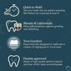 The Good Mouth Co. Premium Boil & Bite Nightguard | Pre-indented for a Precise Fit | Clenching, Grinding Teeth, Bruxism, & TMJ | Soothes Headaches, Earaches, & Snoring | Kids and Adults (Large) view 3