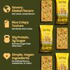 Afar Savory Protein Bars  Low Sugar, High Protein  Healthy Snacks for Adults  Meal Replacement Bar  Rice Crispy Texture  Vegan, Gluten Free (8 Bars, Indian Masala) view 3