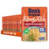 BEN'S ORIGINAL Ready Rice Brown Basmati Rice, Easy Dinner Side, 8.5 oz Pouch (Pack of 12) view 1
