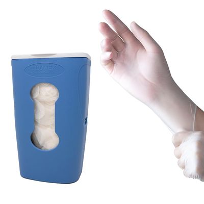 TRONEX 1200 Pack Food Safe Vinyl Gloves and Eco Pack Dispensing Box Refillable (XL, Bundle: One Eco Box + 1200 Gloves)