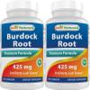 Best Naturals Burdock Root 425 mg 180 Capsules (180 Count (Pack of 2)) view 1