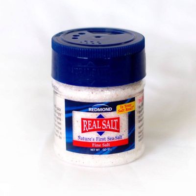 Rainy Day Foods Gluten-Free Non-GMO Real Salt 128 oz #10 Can - 2591 Servings