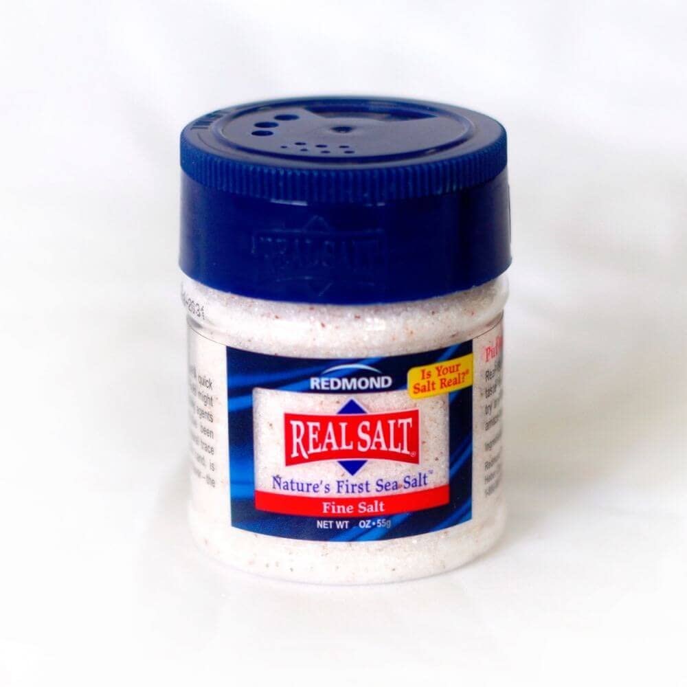 Rainy Day Foods Gluten-Free Non-GMO Real Salt 128 oz #10 Can - 2591 Servings