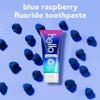 Hello Dragon Dazzle Blue Raspberry Kids Toothpaste, Fluoride Toothpaste, Ages 2+, No Artificial Sweeteners, No SLS, Gluten Free, Vegan, Pack of 3, 4.2 OZ Tubes view 3