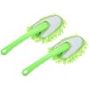 MECCANIXITY Microfiber Chenille Duster Washable Cleaning Brush Dusting Tool for Computer, Keyboard, Window, Furniture, Home, Kitchen, Office, Green, Pack of 2 view 1