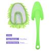 MECCANIXITY Microfiber Chenille Duster Washable Cleaning Brush Dusting Tool for Computer, Keyboard, Window, Furniture, Home, Kitchen, Office, Green, Pack of 2 view 3