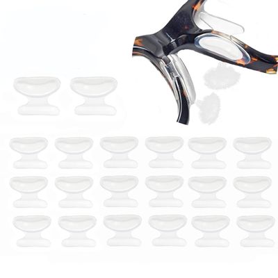 Air Bag Nosepads,Butterfly Shape,Adhesive Eyeglass Nose Pads Anti-Slip Nose Pads Comfortable Air Chamber Nose Pads for Eyeglasses Sunglasses Spectacles