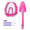 MECCANIXITY Microfiber Chenille Duster Washable Cleaning Brush Dusting Tool for Computer, Keyboard, Window, Furniture, Home, Kitchen, Office, Red, Pack of 2 view 3