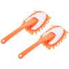 MECCANIXITY Microfiber Chenille Duster Washable Cleaning Brush Dusting Tool for Computer, Keyboard, Window, Furniture, Home, Kitchen, Office, Orange, Pack of 2 view 1