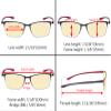 Eyekepper 3 Pack Ladies Computer Readers Semi-Rim Blue Light Blocking Reading Glasses Yellow Tinted +2.00 view 4