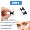 Air Bag Nosepads,Butterfly Shape,Adhesive Eyeglass Nose Pads Anti-Slip Nose Pads Comfortable Air Chamber Nose Pads for Eyeglasses Sunglasses Spectacles,10 Pairs,Black,2.8mm view 3