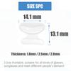 Air Bag Nosepads,Butterfly Shape,Adhesive Eyeglass Nose Pads Anti-Slip Nose Pads Comfortable Air Chamber Nose Pads for Eyeglasses Sunglasses Spectacles,10 Pairs,Black,2.5mm view 4