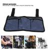 12.66.9in Sofa Armrest Organizer,Multifunctional Wheelchair Side Hanging Bag,Large Capacity Multiple Pockets Armrest Storage Pouch for Stroller Electric Wheelchair Walker Scooter (Army_Green) view 3