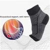 1 Pair Plantar Fasciitis Socks Foot Sleeves for Sport Arthritis Pain Relief Ankle Support Brace for Men Women Black view 3
