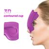 Sleep Eye Mask for Men Women, Lash Extensions 3D Sleeping Mask, Travel Blackout Night Blindfold Eye Shade Cover with Adjustable Strap (Purple-3D) view 3