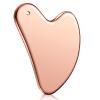 Nuanchu Stainless Steel Gua Sha Facial Tools Metal Guasha Tool for Face Body Jawline Shaper, Double Chin Reducer, Puffiness Reducing, Lymphatic Drainage Massager Skin Care Gift with Pouch(Pink) view 1