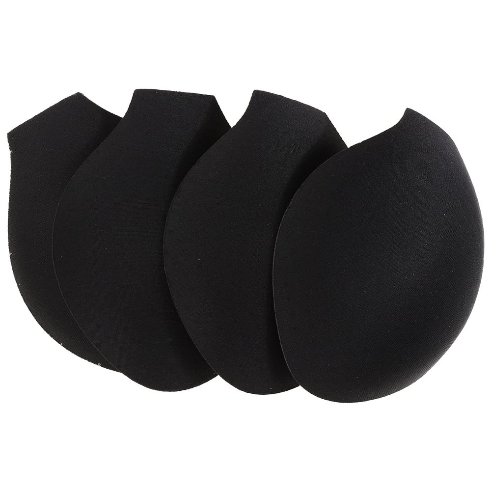 4pcs 's Panty Liner Swimwear Padded Smimming Trunks Pad Enlarge Cup FTM Stretcher Sports for Coaster Polyester (Polyester)