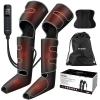 FIT KING Full Leg Massager with Heat, Air Compression Massager for Foot Calf & Thigh Muscle Relaxation and Recovery, Helpful for Pain Relief,Swelling, Edema and RLS view 1