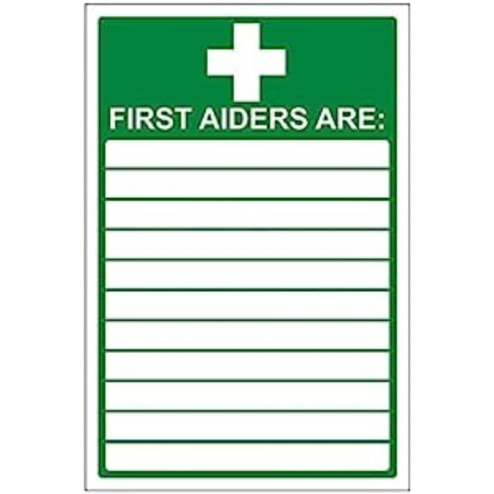 Eco Friendly First Aid General - First Aiders Are - 150 X 200mm