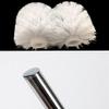 6PCS Toilet Brush Plastic Toilet Brushes Toilet Bowl Cleaner Brush Toilet Replacement Brush Bathroom Cleaning Brushes with Stainless Steel Handle. (White) view 3