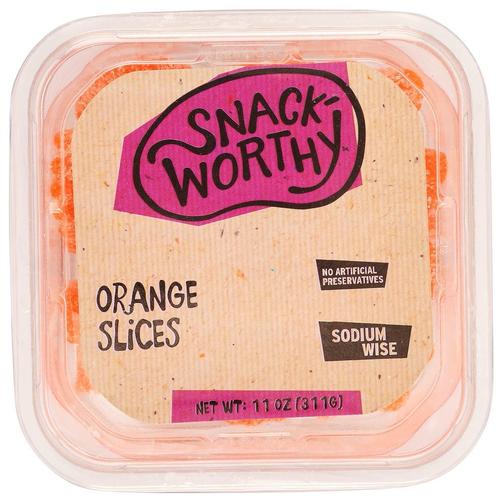 Snackworthy Orange Slices, 11 Oz (Pack Of 12)