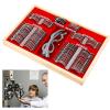 DNYSYSJ Eye Protection Accessories Set,104pcs Optical Optometry Trial Lens Metal Rim Aluminum Case Free Trial Frame Set 14.9x10.6x2.36inch (104PCS) view 3