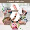 SATINIOR 2 Pairs Compression Wrist Sleeve Compression Wrist Brace Wrist Supports Wrist Wraps Elastic Wristbands for Men and Women Tennis, Tendonitis, Carpal Tunnel (Black, Small) view 2